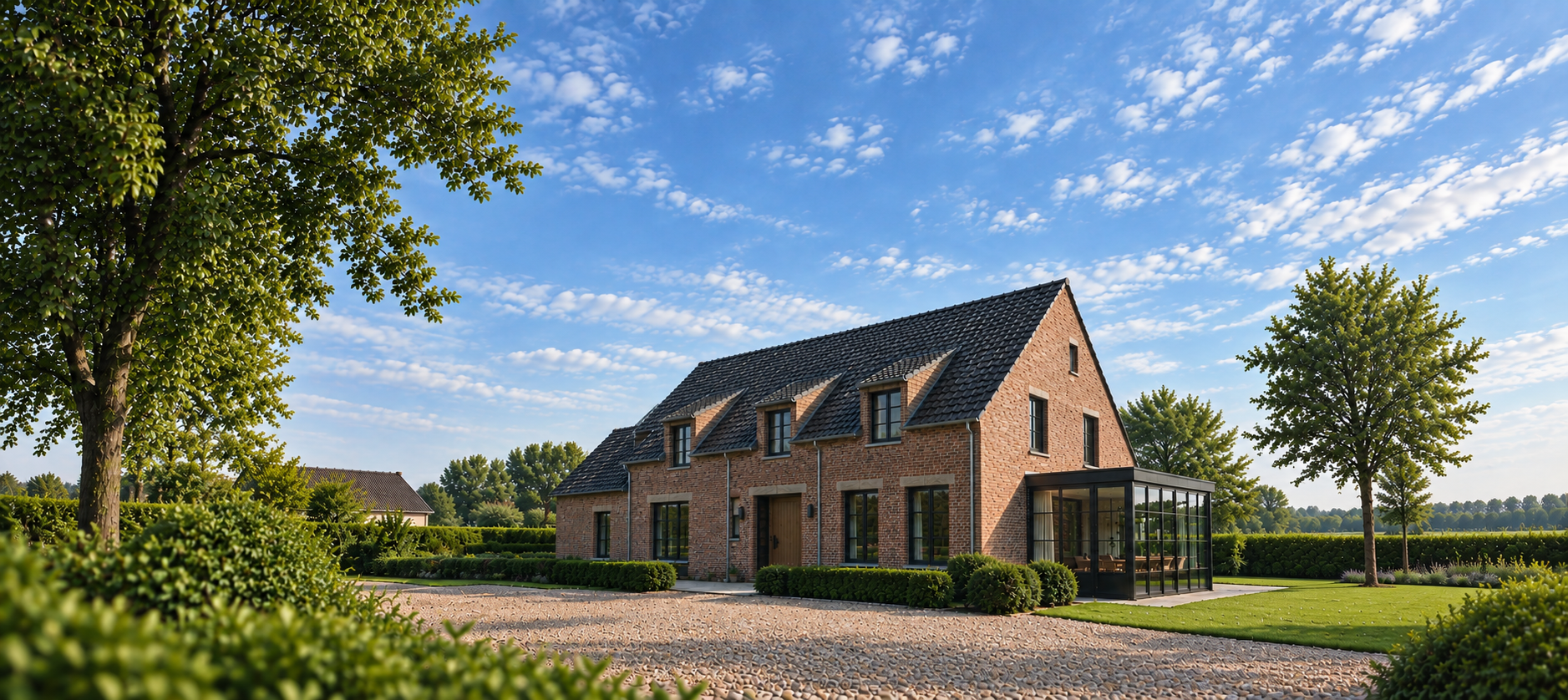Bakstenen woning te koop via Hertovest
